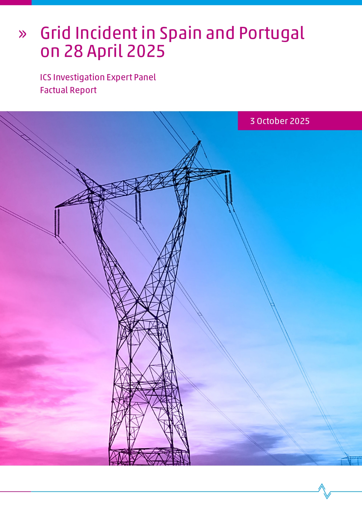 Factual Report on the Grid Incident in Spain and Portugal on 28 April 2025 Date of publication: 3 October 2025